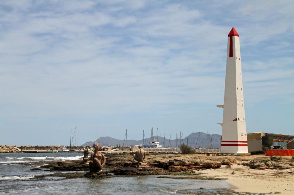 Can Picafort / Playa Muro - Der Leuchtturm von Can Picafort ist einen Besuch wert!